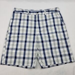 NWT Croft & Barrow relaxed fit cotton classic plaid lightweight shorts
